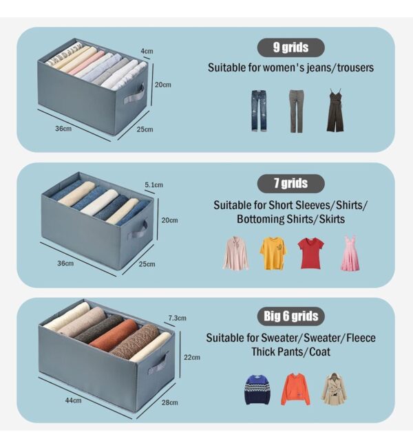 SALIXE 7 GRID WARDROBE ORGANIZER - Image 3