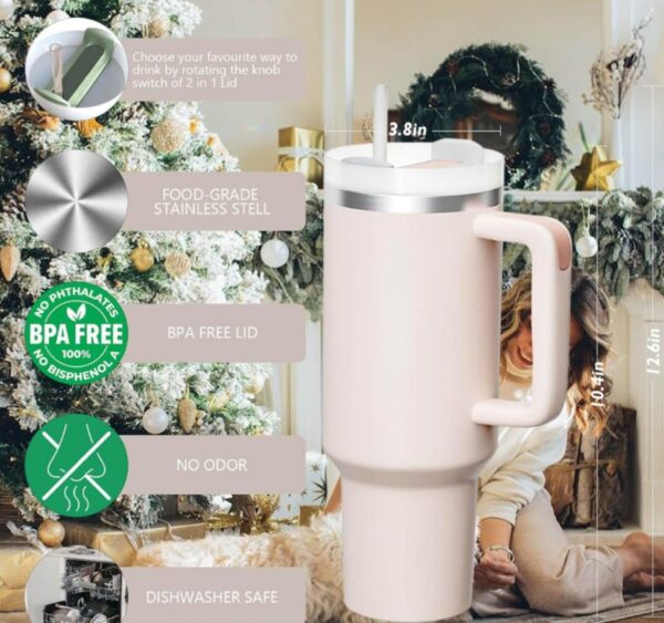 SALIXE STAINLESS STEAL TUMBLER - Image 3
